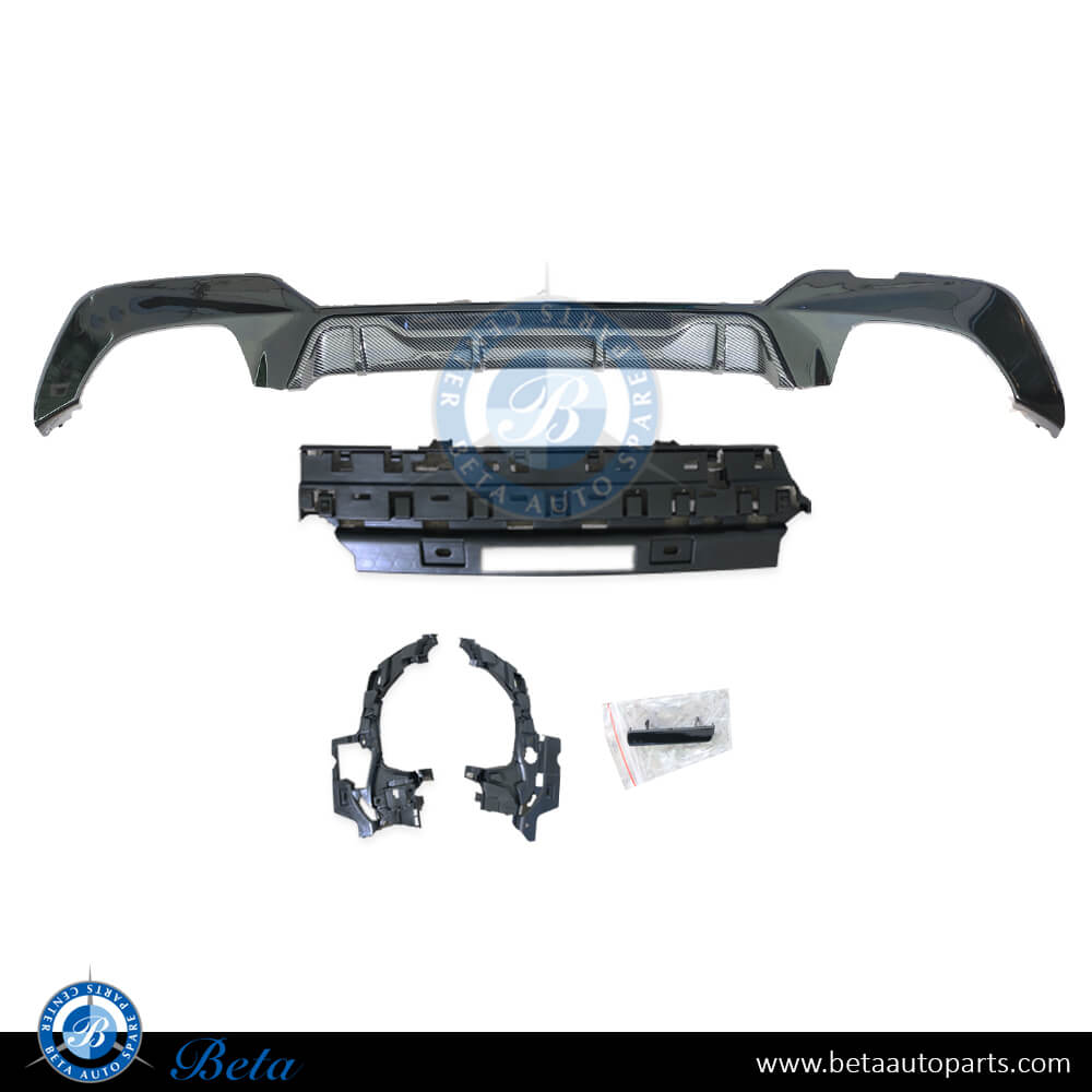 Rear Diffuser M-Competition for M-Tek 340i Carbon for BMW 3 Series G20 2019-Up models, Part Number 51192455859 Rear Diffuser M-Competition for M-Tek 340i Carbon for BMW 3 Series G20 2019-Up models, Part Number 51192455859
